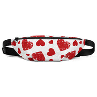 Sac banane Valentine coeurs