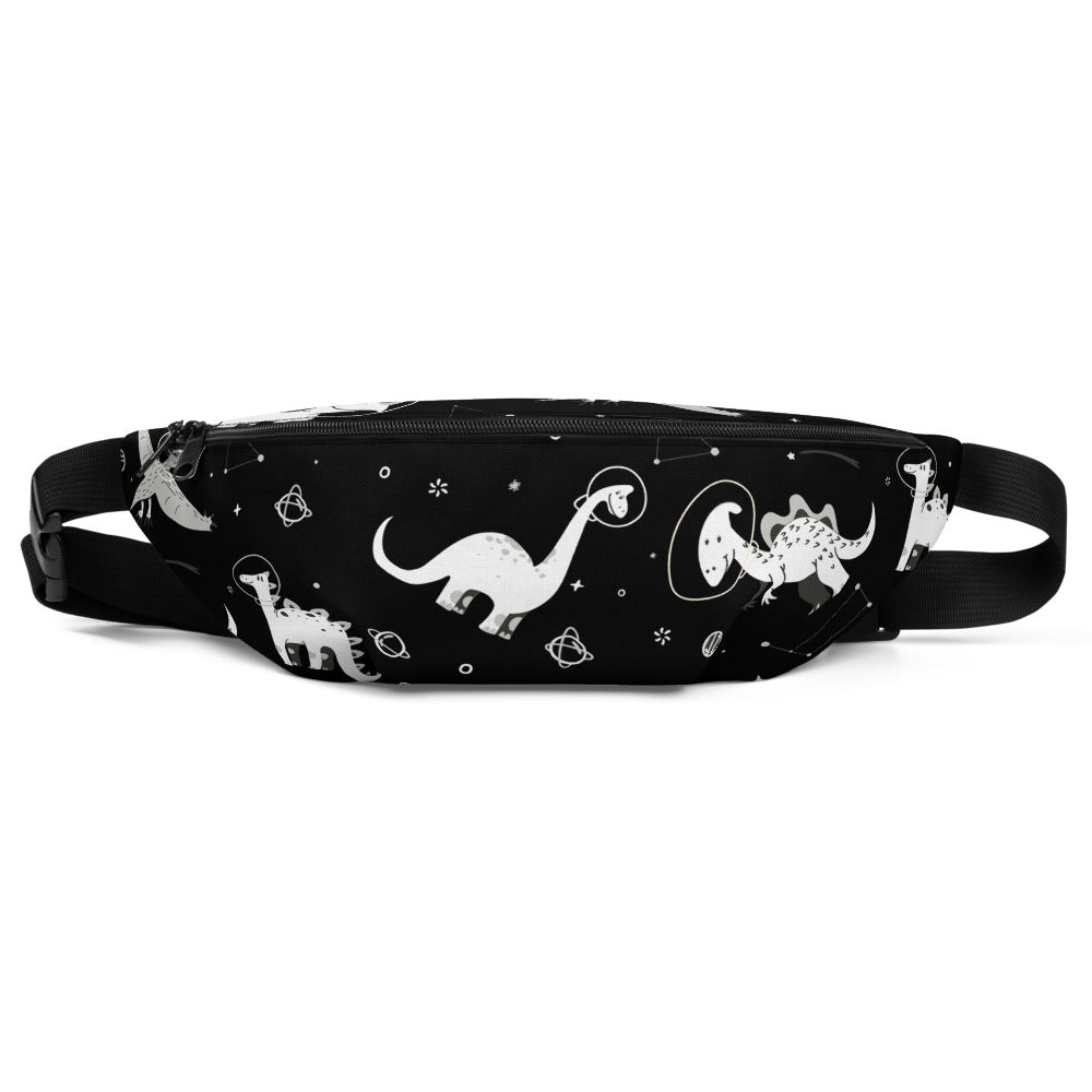 Sac Banane DINOSAURE NOIR ET BLANC -  from chtmboutique by chtmboutique - DINOSAURE, SAC BANANE