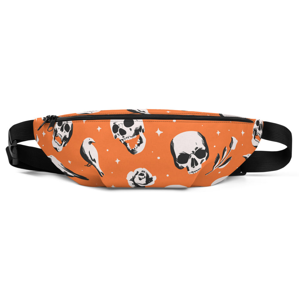 Sac Banane TÊTE DE MORT -  from chtmboutique by chtmboutique - SAC BANANE, TETE DE MORT