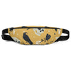 Sac Banane - TÊTE DE MORT CORBEAUX -  from chtmboutique by chtmboutique - SAC BANANE, TETE DE MORT