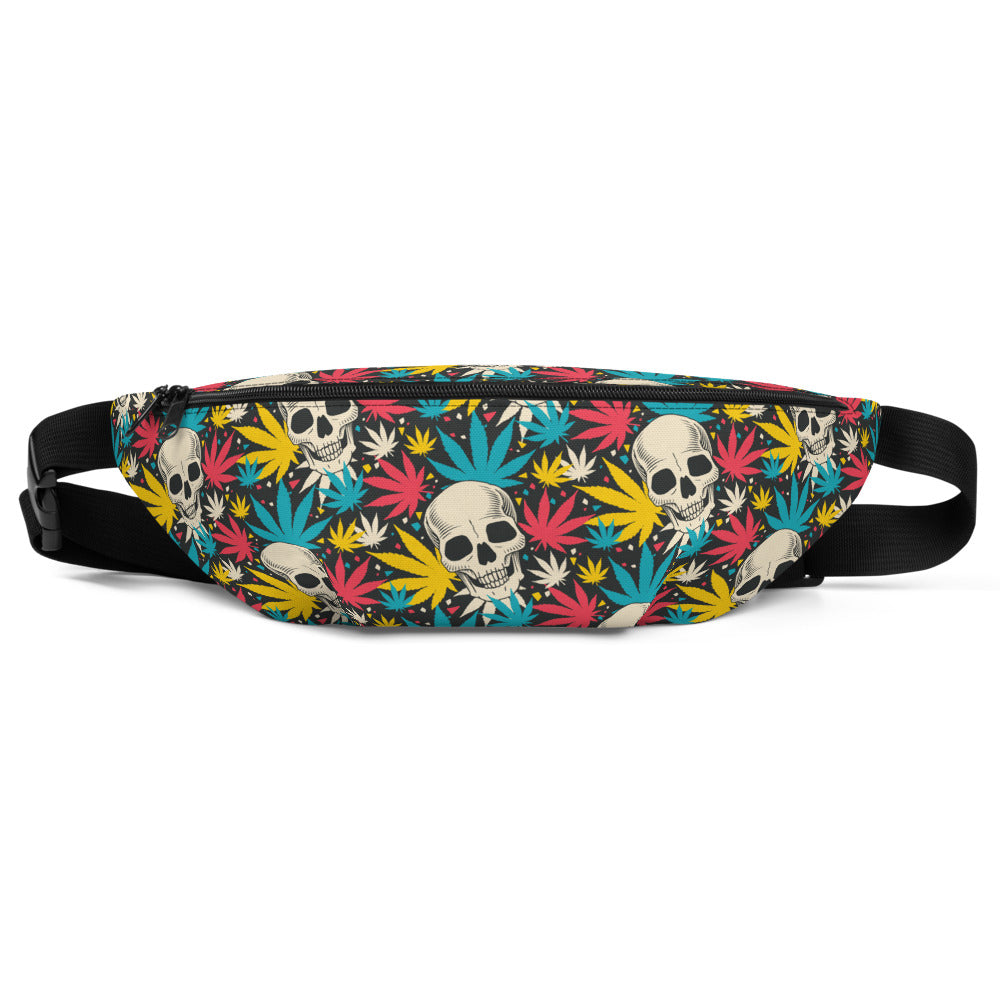 Sac Banane - TETE DE MORT CANNABIS -  from chtmboutique by chtmboutique - CANNABIS, SAC BANANE, TETE DE MORT
