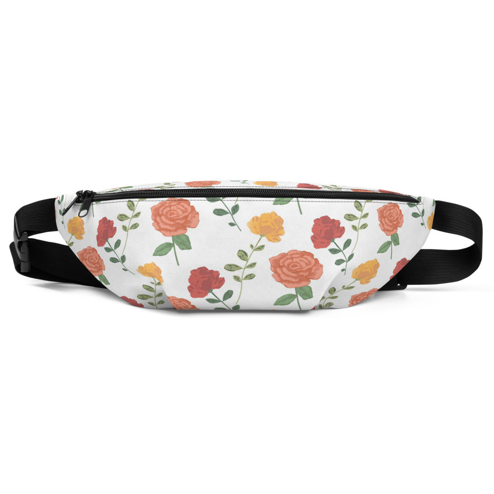 Sac banane fleurs vintage