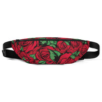 Sac banane roses rouges