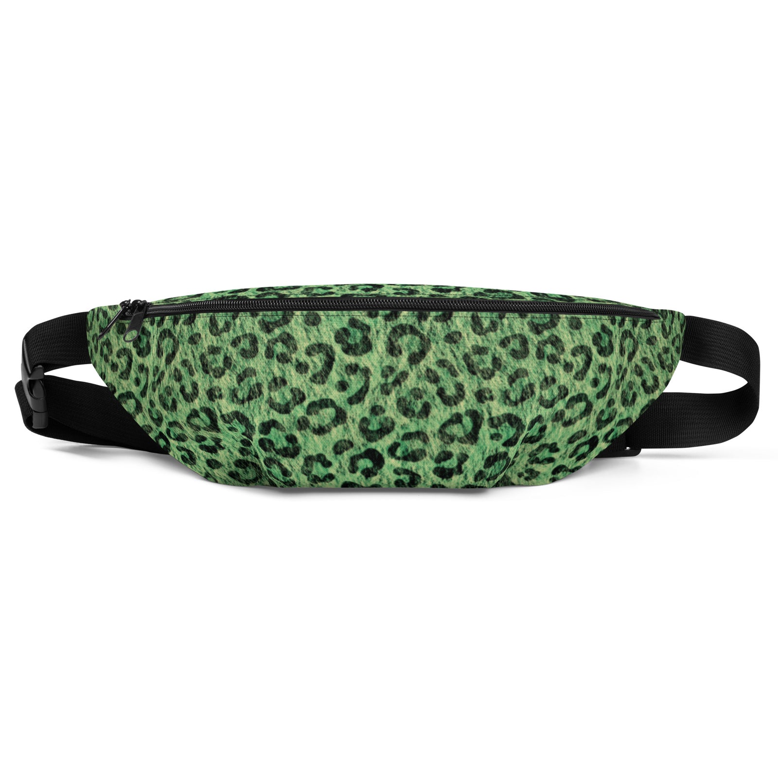 Sac banane femme léopard vert