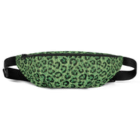 Sac banane femme léopard vert