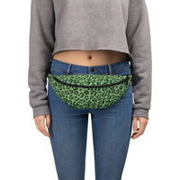 Sac banane femme léopard vert – vue 3