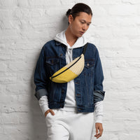 Sac banane pois et chevrons jaune – vue 6