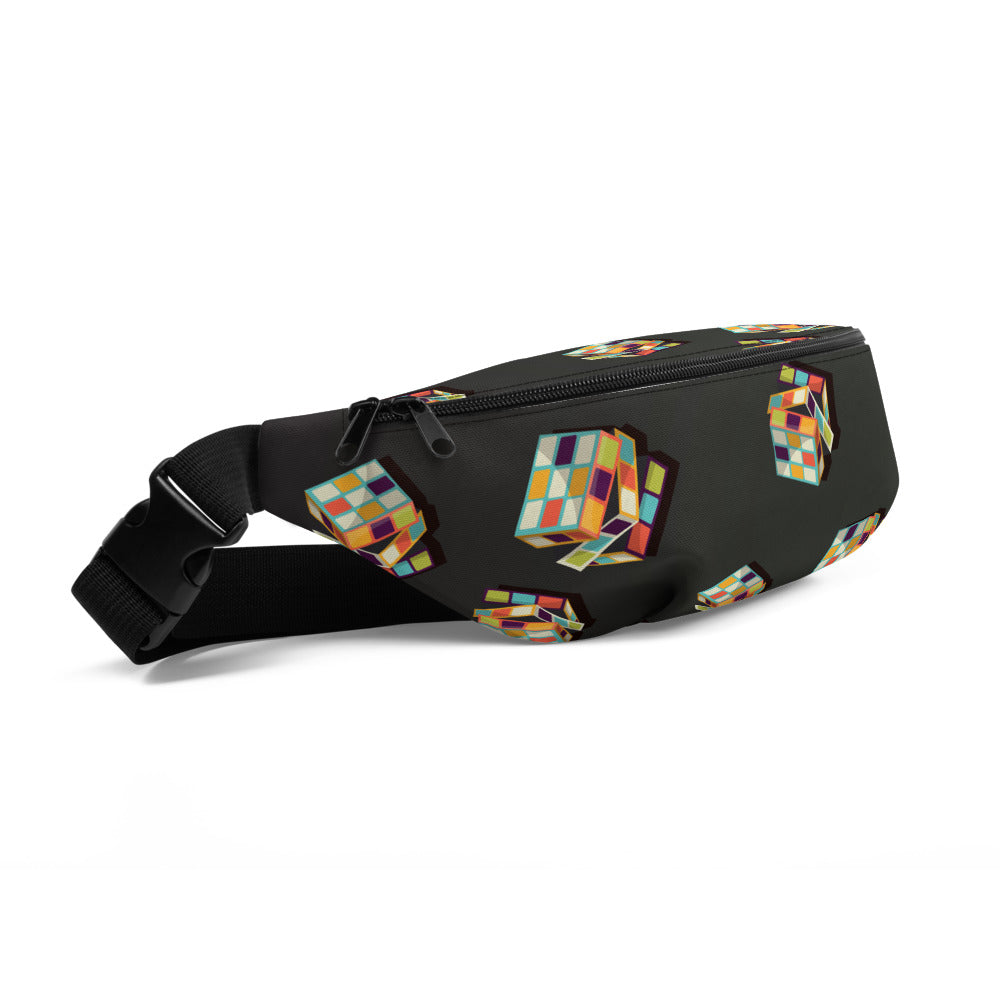 Sac banane Rubik's cube coloré – vue 2