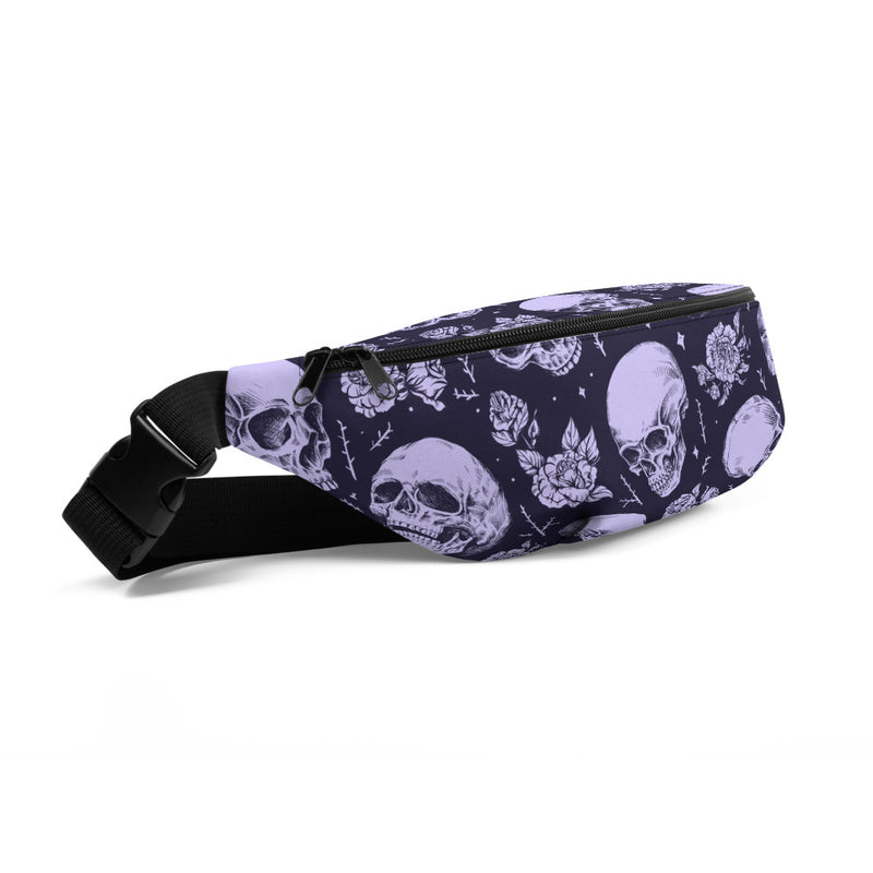 Sac banane - TÊTES DE MORT -  from chtmboutique by chtmboutique - SAC BANANE