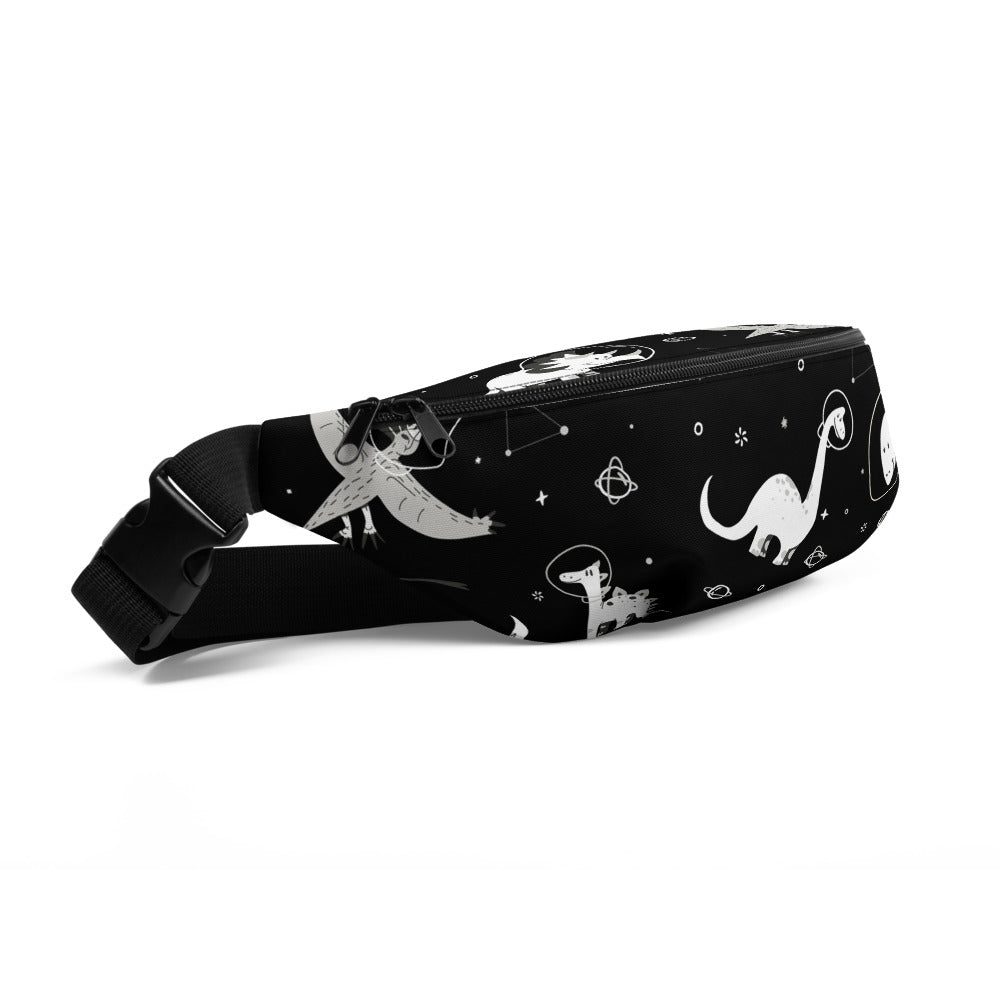 Sac banane dinosaure noir et blanc – vue 2