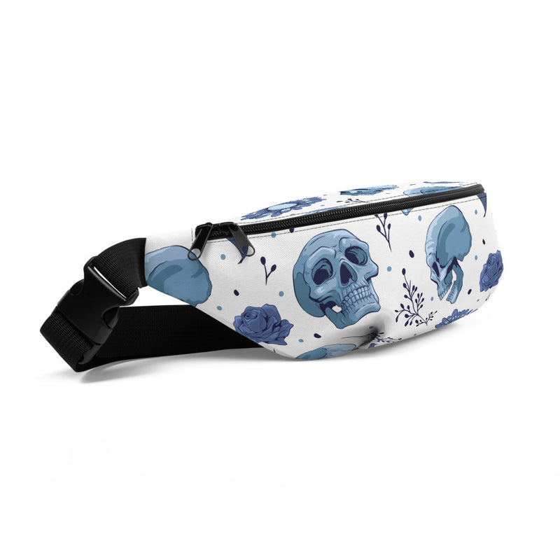 Sac Banane TÊTE DE MORT -  from chtmboutique by chtmboutique - FLEURS, SAC BANANE, TETE DE MORT