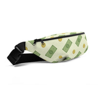 Sac banane motif money billets – vue 2