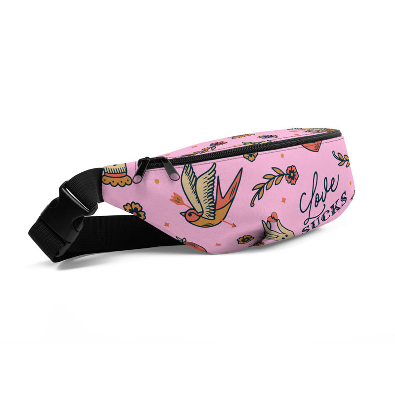 Sac Banane - TATOO LOVE SUCKS -  from chtmboutique by chtmboutique - LOVE, SAC BANANE, TATTOO