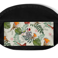 Sac banane tropical feuilles et oiseaux – vue 5