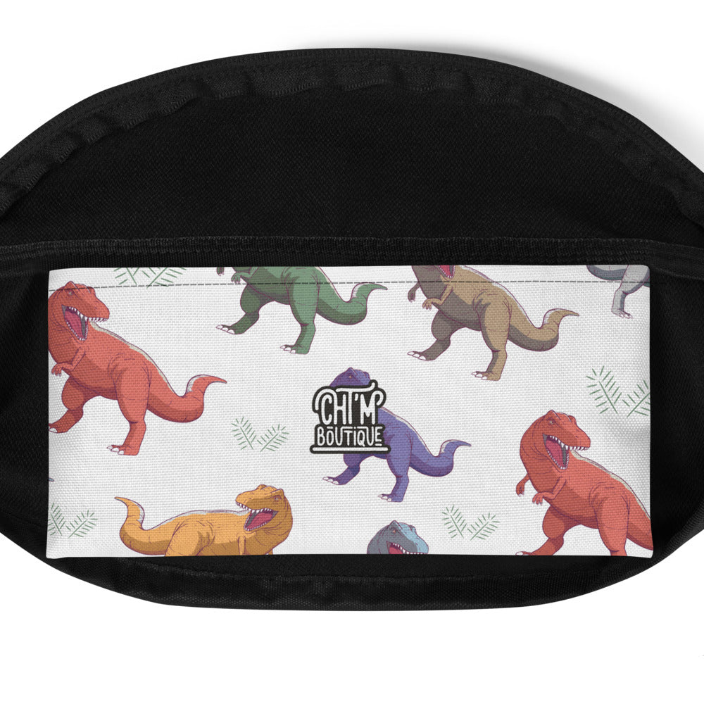 Sac Banane DINOSAURE NOIR ET BLANC -  from chtmboutique by chtmboutique - DINOSAURE, SAC BANANE