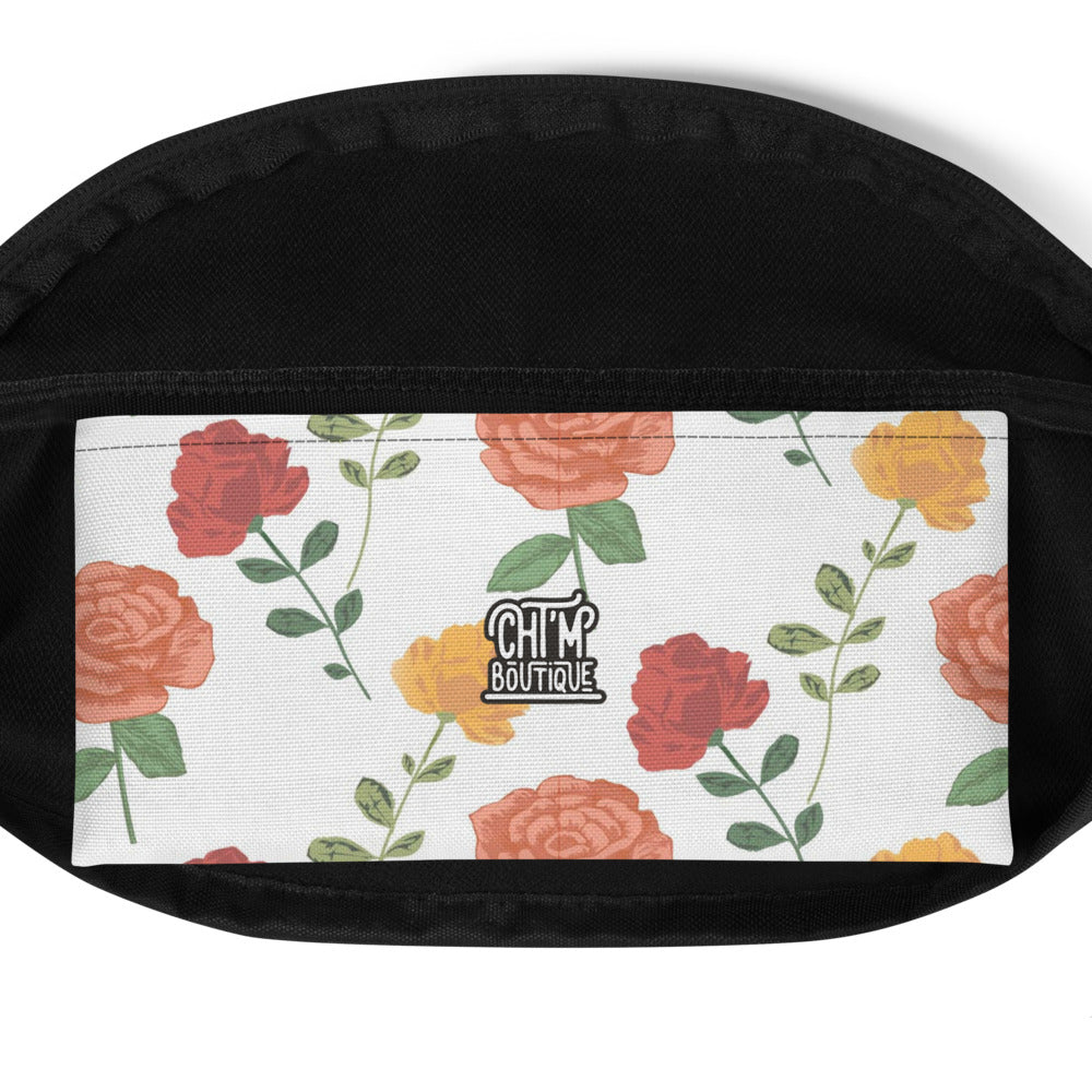 Sac banane fleurs vintage – vue 5