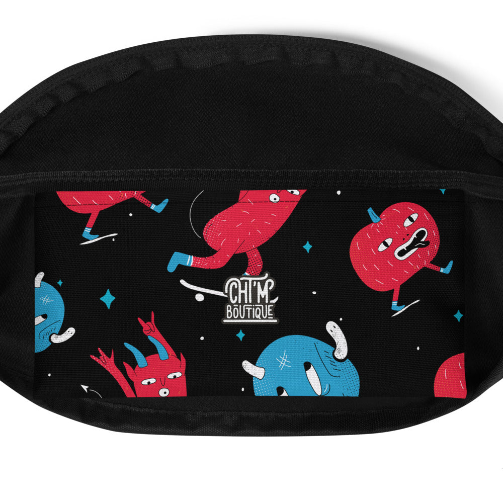 Sac Banane - CRAZY CREATURES -  from chtmboutique by chtmboutique - SAC BANANE, SKATE