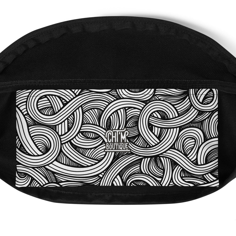 Sac Banane - VAGUES -  from chtmboutique by chtmboutique - ARTISTE, ORIGINAL, SAC BANANE