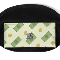 Sac banane motif money billets – vue 5