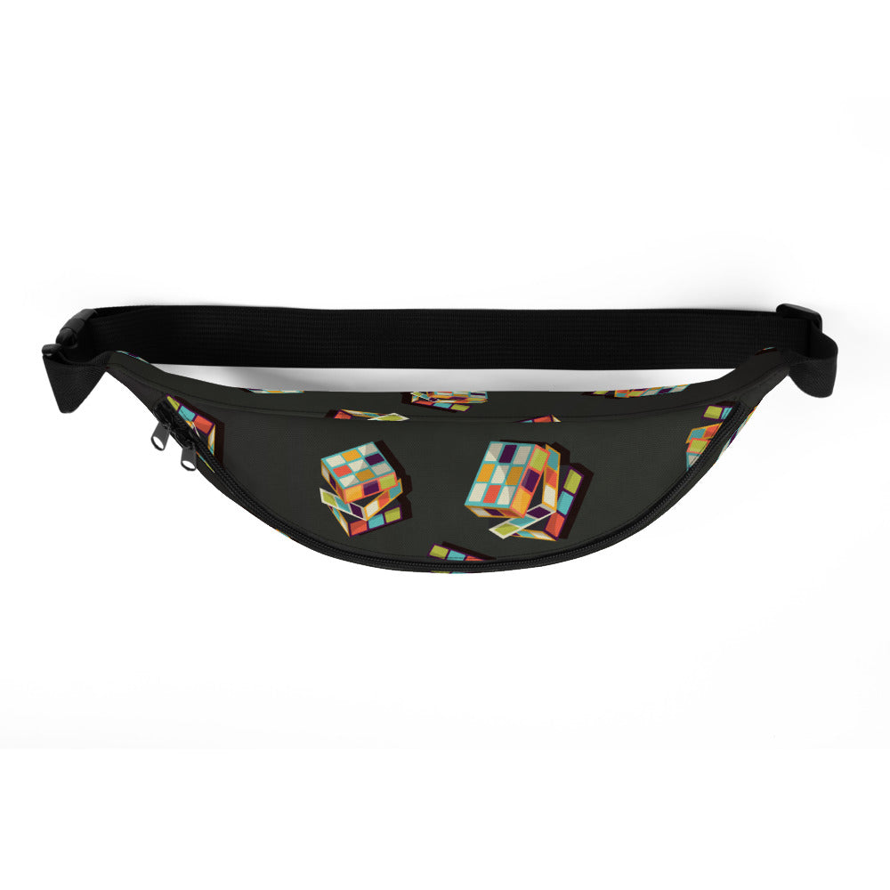 Sac banane Rubik's cube coloré – vue 3