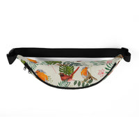 Sac banane tropical feuilles et oiseaux – vue 3