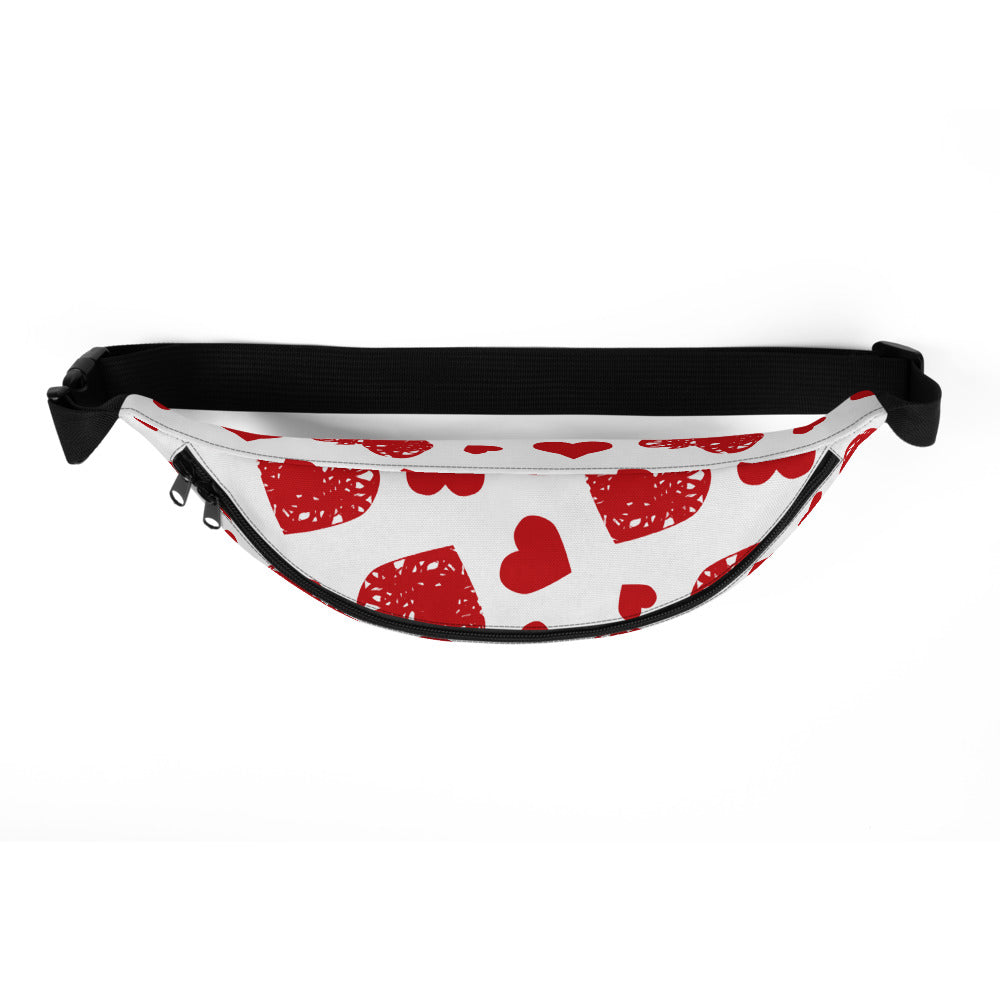 Sac banane Valentine coeurs – vue 3