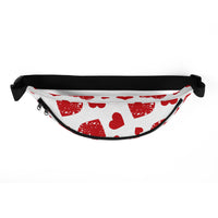 Sac banane Valentine coeurs – vue 3