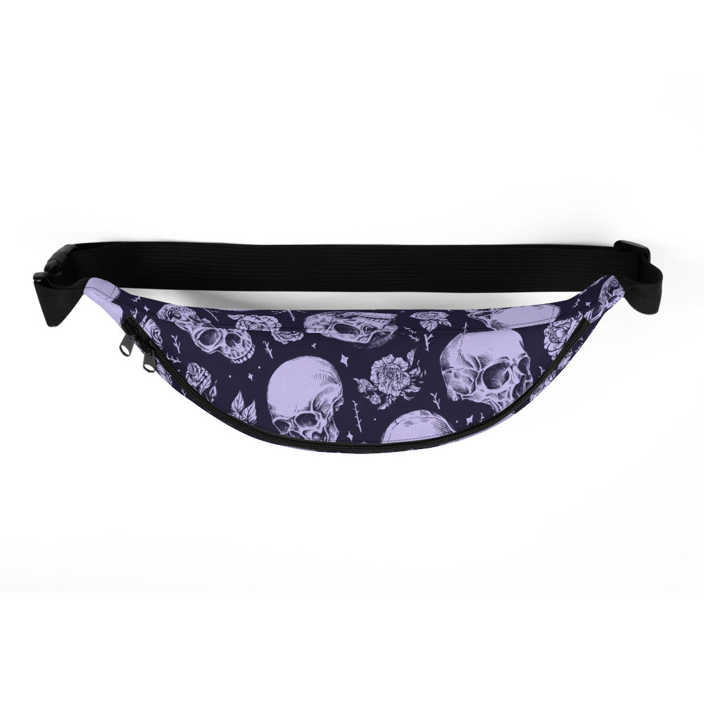 Sac banane têtes de mort motif all-over – vue 3
