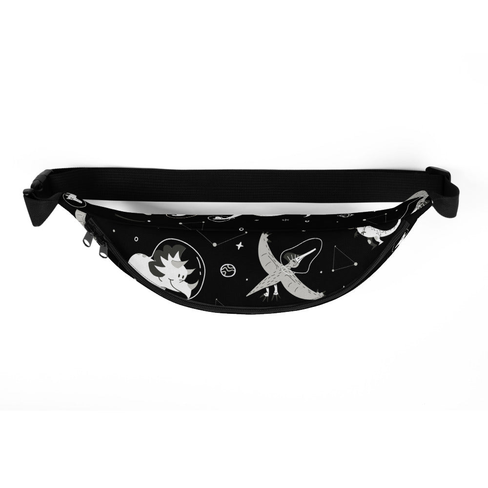Sac banane dinosaure noir et blanc – vue 3