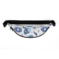 Sac banane tête de mort fleurie – vue 3