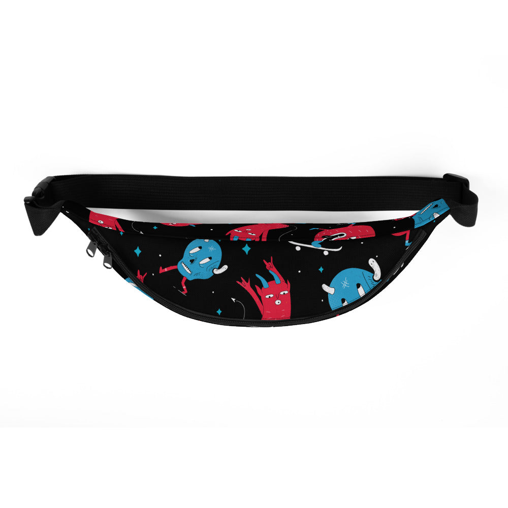 Sac Banane - CRAZY CREATURES -  from chtmboutique by chtmboutique - SAC BANANE, SKATE