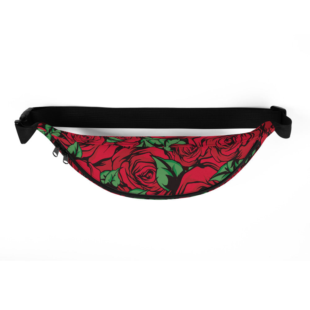 Sac Banane - ROSES ROUGES -  from chtmboutique by chtmboutique - ROSES ROUGES, SAC BANANE