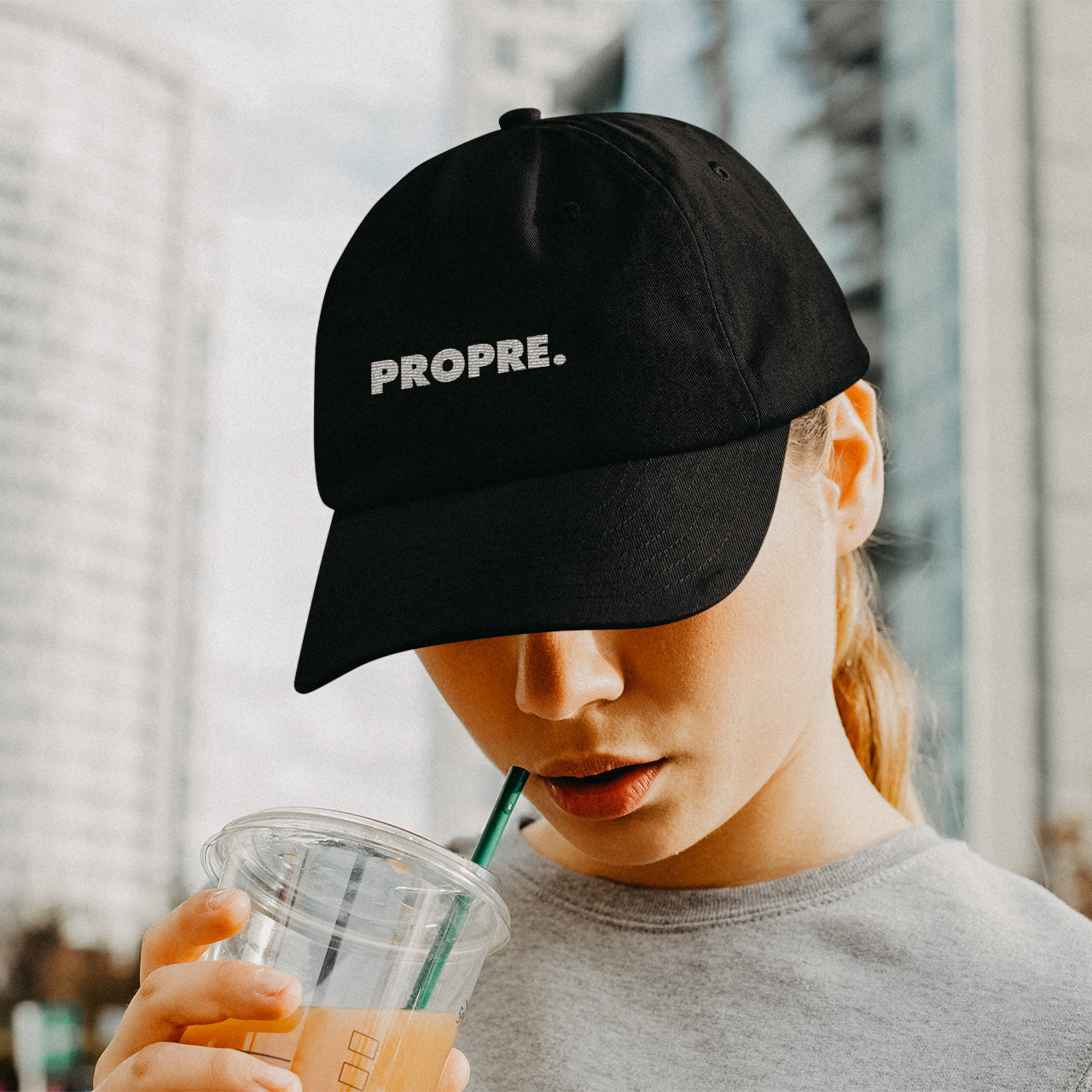 casquette base-ball réglable propre