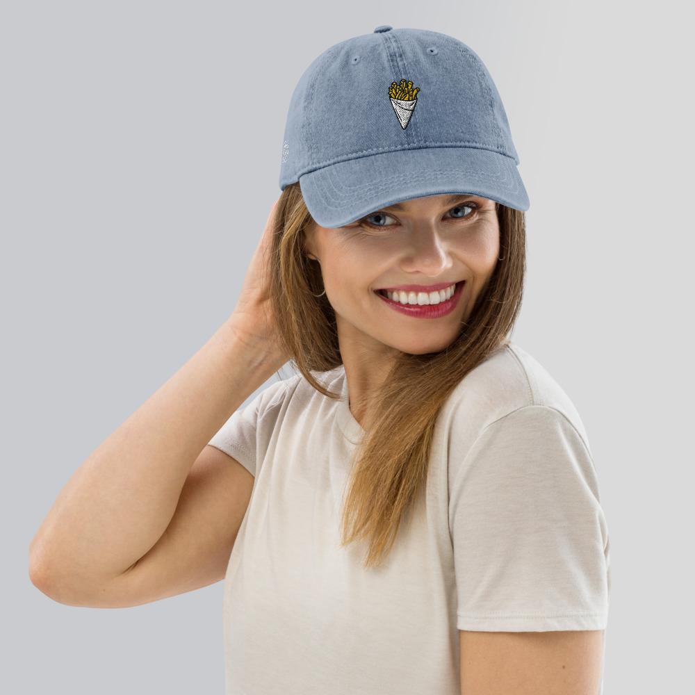 Casquette Belge en Jean « La Frite »