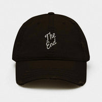 Casquette baseball effet usé the end noir vue de profil CHT'M Boutique