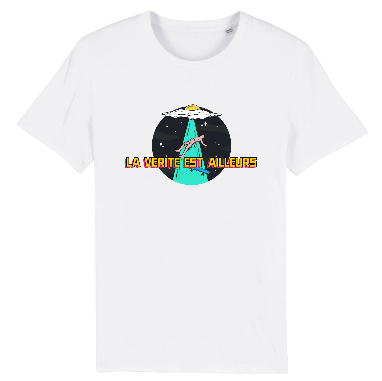 tshirt skateur alien