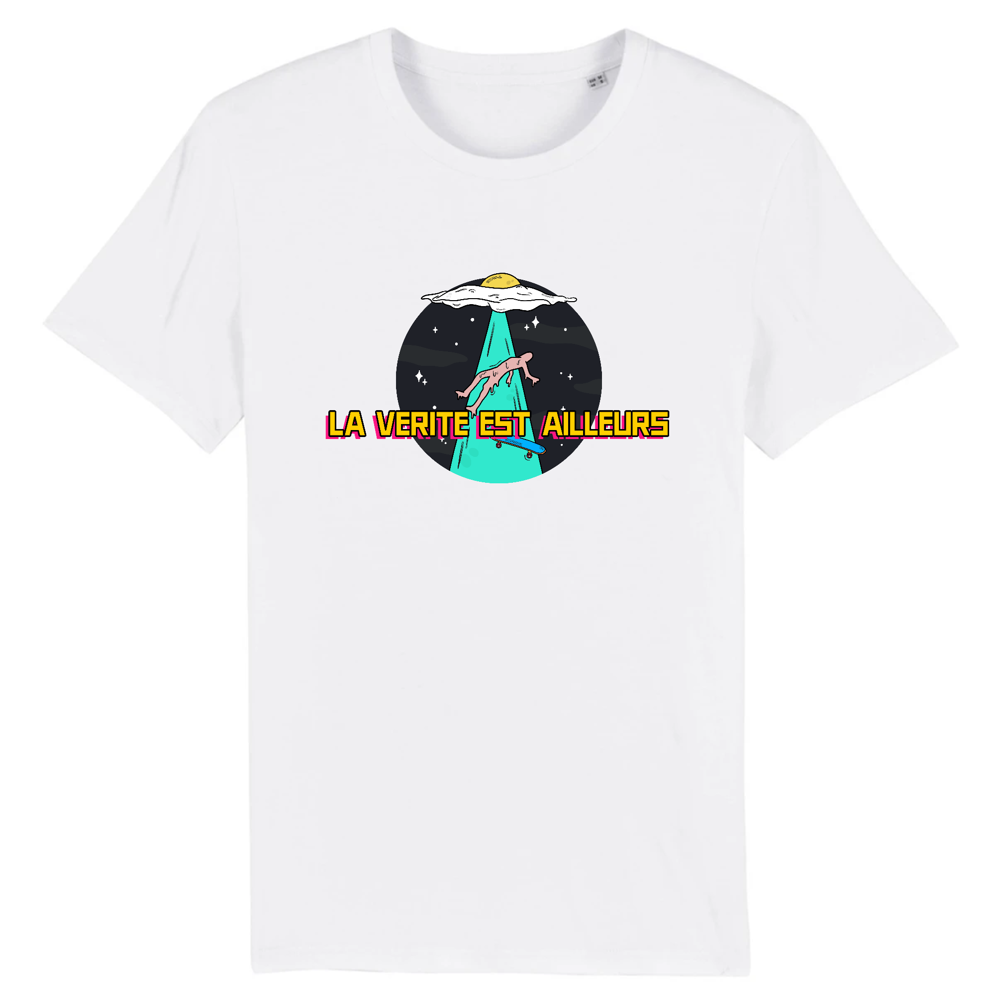 tshirt skateur alien