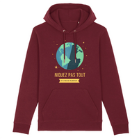 Pull à capuche - Niquez pas tout y'a pas de planète B