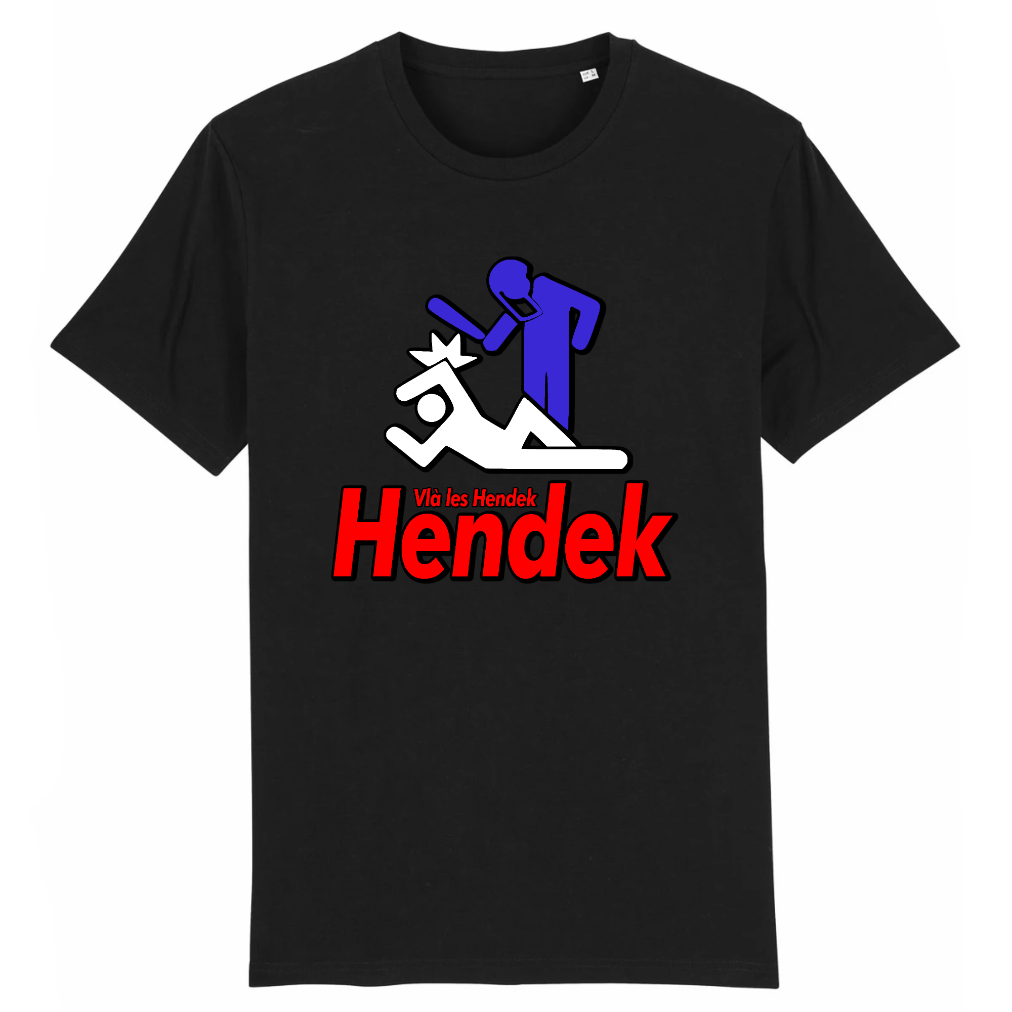 tshirt noir anti police hendek vla les hendek manif