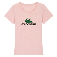 TEE SHIRT FEMME  J ACCOSTE PARODIE LACOSTE