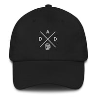 Casquette baseball dad noir détail de la broderie CHT'M Boutique