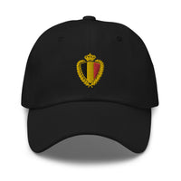 Casquette baseball belgique noir portée en situation CHT'M Boutique