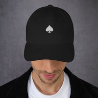 Casquette baseball as de pic noir portée en situation CHT'M Boutique