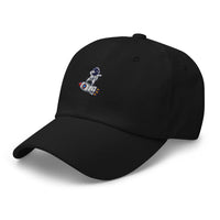 Casquette baseball to the moon noir portée en situation CHT'M Boutique