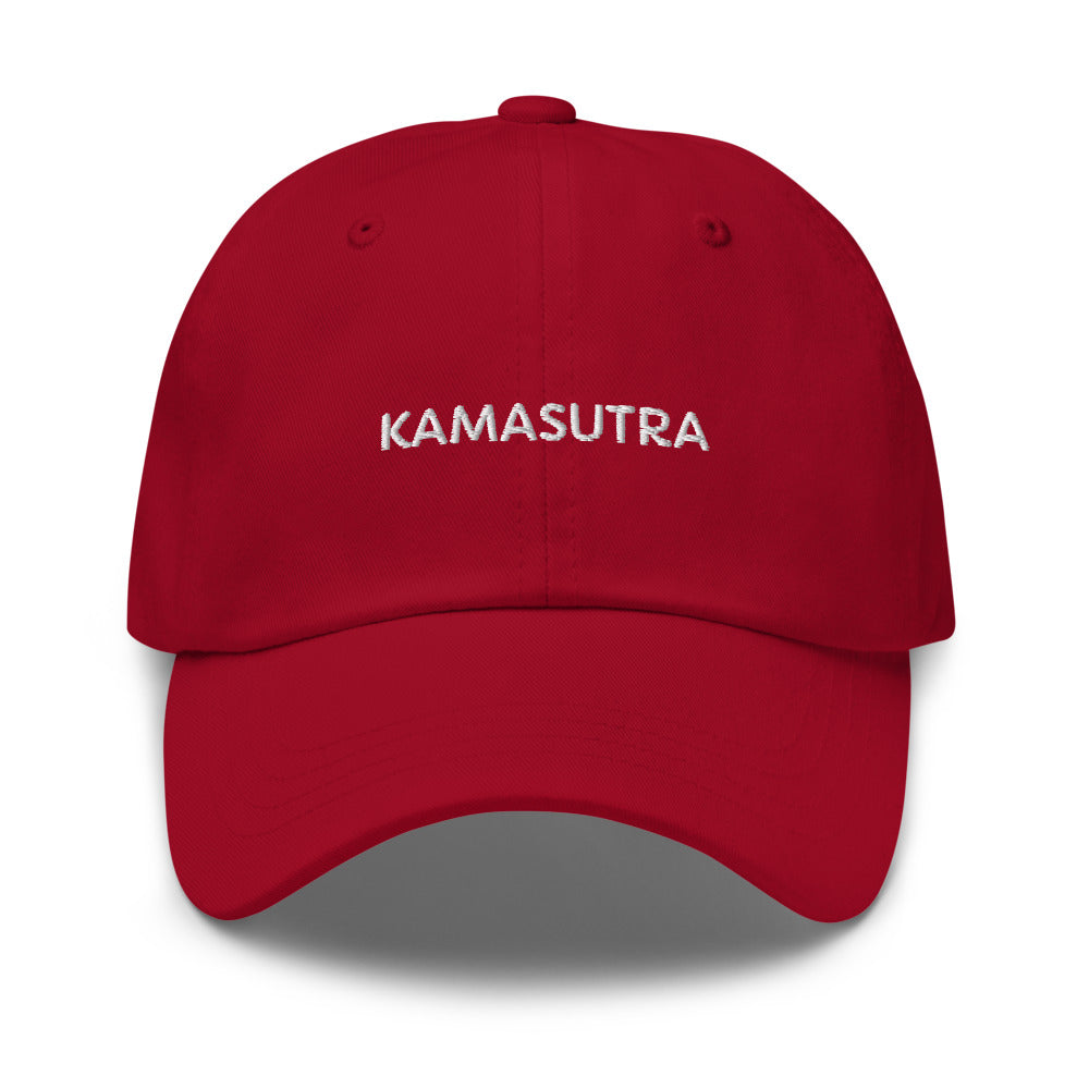 Casquette baseball kamasutra noir coloris présenté CHT'M Boutique