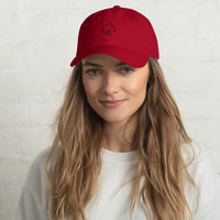 Casquette baseball coton chino kaki portée en situation CHT'M Boutique
