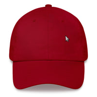 Casquette baseball geek noir gros plan sur le tissu CHT'M Boutique