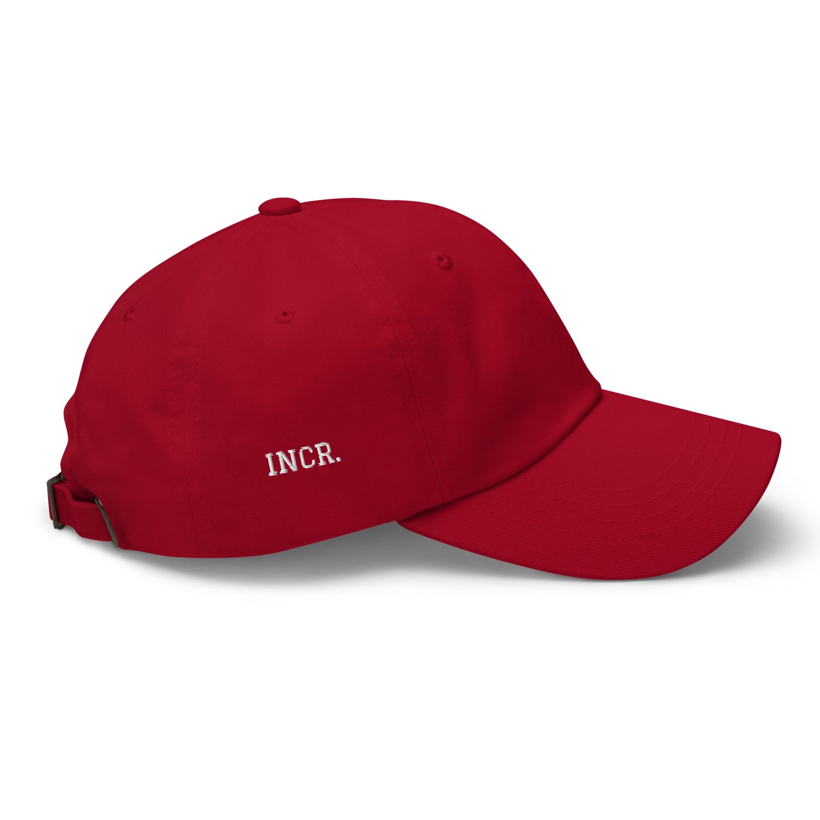 Casquette baseball incr. noir gros plan sur le tissu CHT'M Boutique