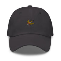 Casquette baseball hirondelle noir vue de profil CHT'M Boutique