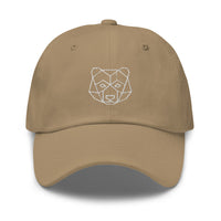 Casquette baseball ours origami noir vue de trois quarts CHT'M Boutique